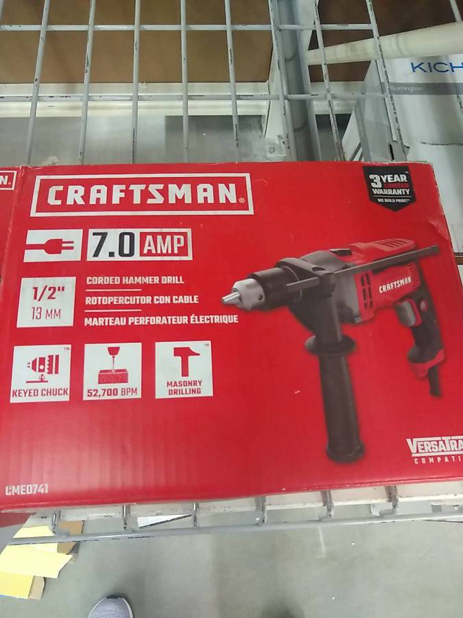 Craftsman Corded Hammer Drill Auction 