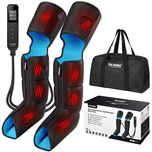 FIT KING Leg Massager with Heat for Circulation Upgraded Full Leg and Foot  Compression Boots Massager to Relieve Pain Swelling Edema RLS- Built-in  Pressure Sensor & LCD Display- FSA HSA Eligible Auction