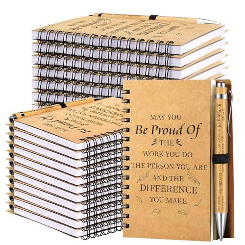 Yeaqee 50 Set Inspirational Gifts Small Notepads Bulk