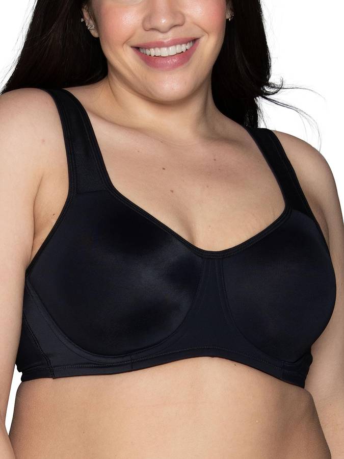 Vanity Fair High Impact Sports Bras for Women Breathable Moisture Wicking  Non Padded Cups up to DDD Black 40DDD Auction